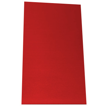 Chapa formato rojo industrial
